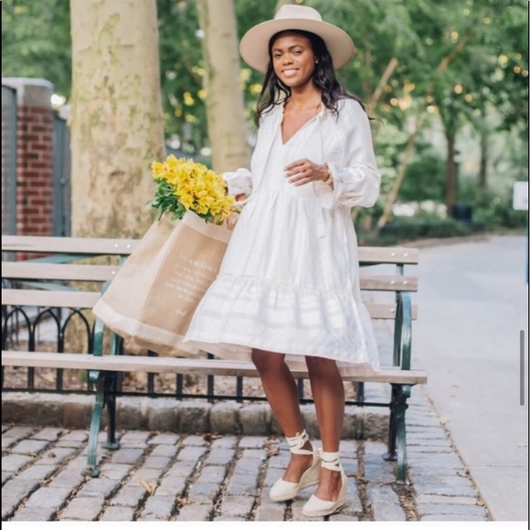Anthropologie Maeve Dominique Boho Tunic Dress in Beige- Size Small - Picture 6 of 14